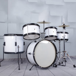 Juego de Batería Profesional Personalizado para Niños con 5 Tambores (Incluye Tambor de Percusión) y 2 Platillos - Ajustable, Ligero y Portátil - Product Image 2