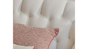 ชุดเฟอร์นิเจอร์ห้องนอนสไตล์นอร์ดิกขนาดใหญ่ ดีไซน์อิตาลี โมเดิร์น หรูหรา เตียงทรงกลม โครงไม้ หุ้มกำมะหยี่ - Product Image 6