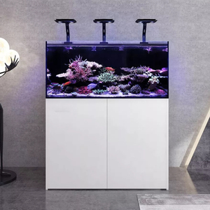 Aquarium sur mesure extra-large en verre pour poissons d'eau salée, coraux et animaux marins, avec verre ultra-clair à faible teneur en fer - Product Image 3