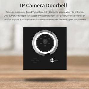 IP Camera POE Chuông Cửa Phòng Khách Sạn Chuông Cửa Biệt Thự Video Cửa Điện Thoại Cho Sử Dụng Nhà Duy Nhất Với Nút Gọi Chuông Cửa Căn Hộ - Product Image 3