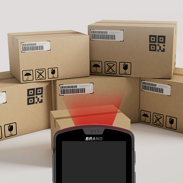 OEM Free 4 Inch Android 12 Industrial Handheld Terminal PDA for Data Scanner HC600S Rugged Barcode Scanner CPU Stock