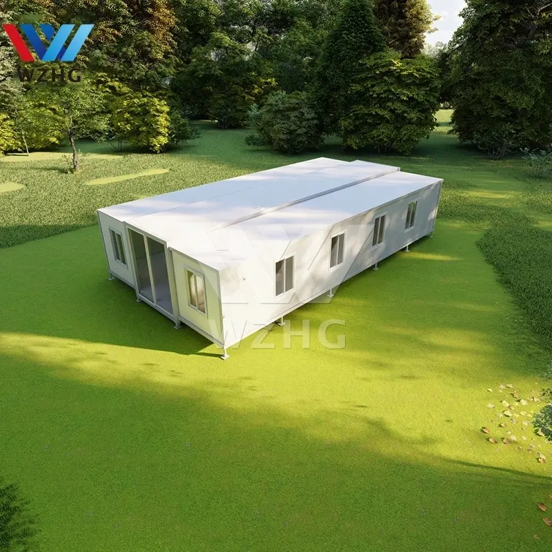 Self powered 3 bedrooms 40 ft expandable container house for property builders