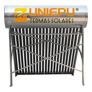 Sistema de calentador de agua caliente solar térmico sin presión Diy con tanque de agua