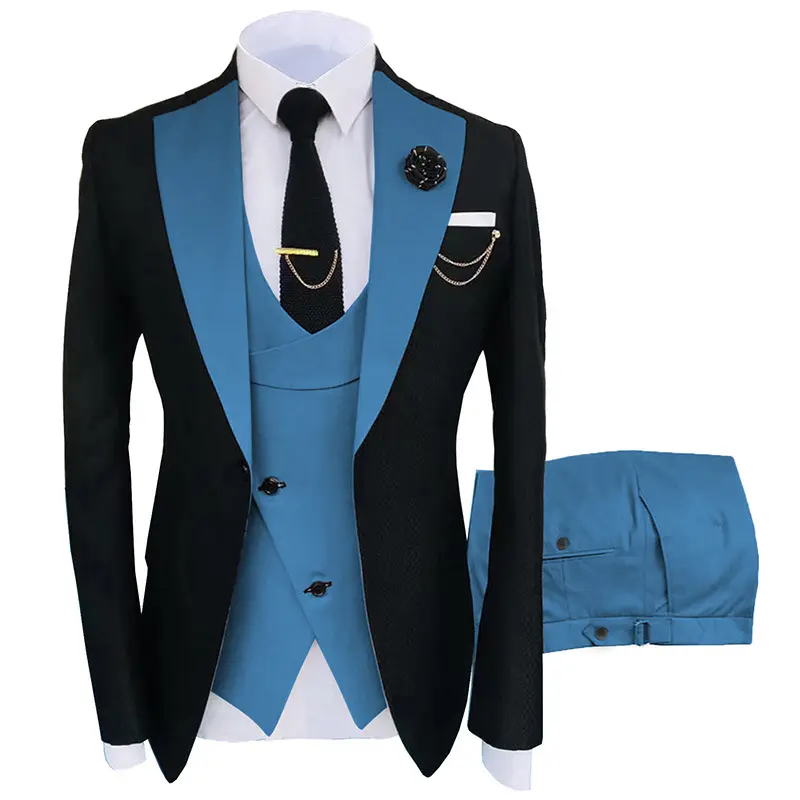 Premium Quality 3Piece Men s Suit Set Business Tuxedo for Wedding and Special Occasions