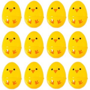 6*4.5Cm Fillable Plastic <b>Egg</b> Yellow <b>Basket</b> Stuffers Funny Easter <b>Eggs</b> for Party Decoration Supplies Kids Toys - Product Image 2