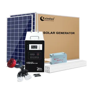 Xindun 1 kWh Solarstrom generator 1000 Watt 110V 120V 220 Volt 1800 Watt 1 000 Watt Solargenerators ystem Kit Simbabwe