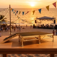 Nouvelle Scène Modulaire Carrée de Luxe en Alliage d'Aluminium, Plateforme Réglable pour Concerts, Mariages et Événements Extérieurs