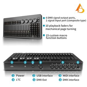 Consola de Luces AICPOSE OEM Custom T0 Plus Command Wing para DJ, KTV, Bodas y Fiestas, Controlador DMX - Product Image 2