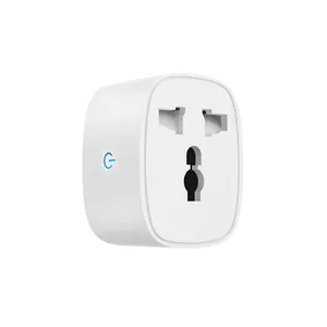 Inteligente wifi inteligente tomada britânico europeu americano universal 16a plug controle remoto app voz interruptor tempo