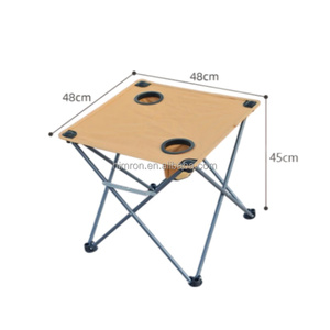 Mesa Plegable para Camping, Playa y Eventos, con 2 Portavasos, Ideal para Acampar, Playa y Pesca - Product Image 2