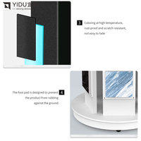 Support de tour de pavage de style moderne Yidu pour présentoir à quartz de panneaux