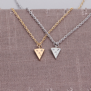 ZRM-collar con colgante de Pizza y queso para mujer, gargantilla de Amistad de oro y plata, collar para <span class=keywords><strong>amigos</strong></span> para siempre - Product Image 3