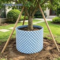 Conteneur de contrôle des racines en HDPE pour la taille aérienne des arbres, anneau de plantation pour la restriction des racines
