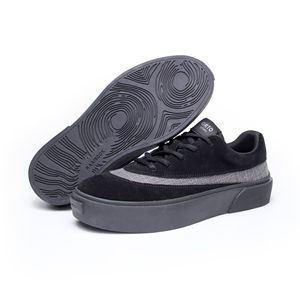 Chaussures en toile pour hommes à la mode talon bas à carreaux à lacets Style polyvalent avec doublure en maille chaussures décontractées sportives à la mode pour hommes - Product Image 2