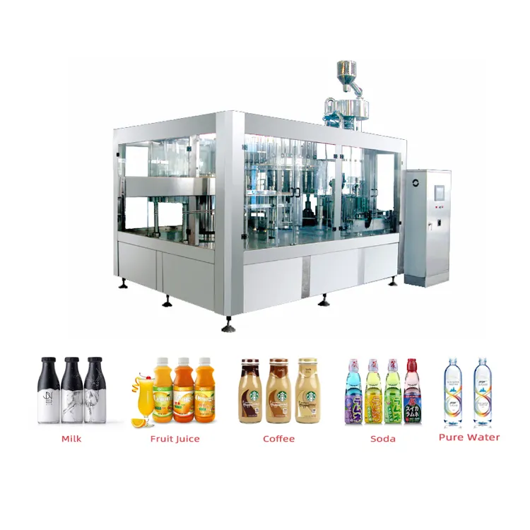 पूर्ण स्वचालित 3 में 1 3 3-10 पालतू प्लास्टिक बड़ी बोतल शुद्ध पेयजल भरने वाली मशीन/उपकरण/उत्पादन लाइन