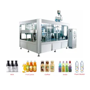Full Automatic 3 In 1 3-10L PET Plastic Big Bottle Pure Drinking Mineral Water Filling Machine / Equipment / Production Line