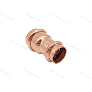 V press reducer connector <strong>Copper</strong> sanitary reducer straight through <strong>pipe</strong> - Product Image 2
