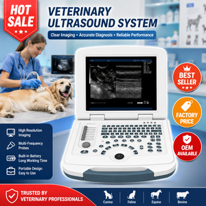 Escáner de Ultrasonido Veterinario Portátil para Hospitales de Animales, Certificado CE, Seguro y Confiable - Product Image 1