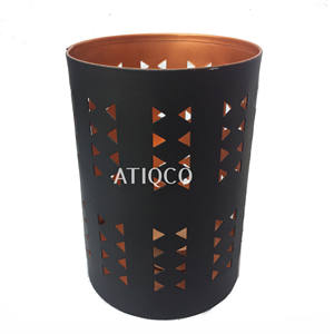 Soporte votivo de hierro negro de diseño moderno, soporte de vela de Metal atractivo más vendido, soporte de candelita indio para decoración del hogar - Product Image 2