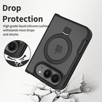 Funda Protectora para Teléfono iPhone 18 Fold, de Lujo, con Logotipo Personalizado en Color, Acabado Mate, Soporte Plegable, TPU+PC, Anti-Caídas y Resistente a Impactos