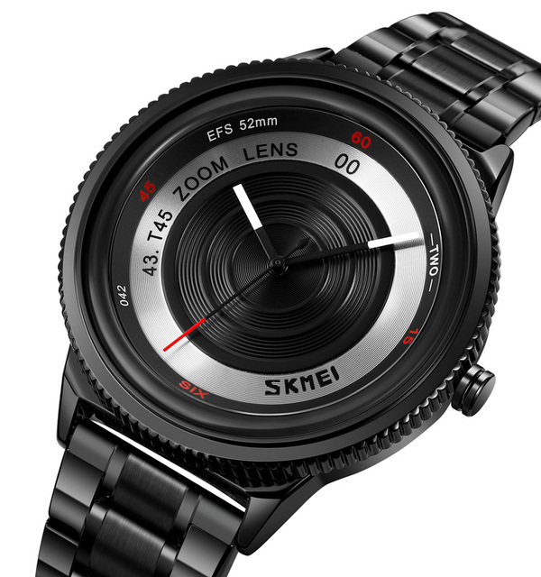 Analog Lcd Watch 9267 SIKME Black Large Watches Waterproof Custom logo Wrist Watch Man New Fashion Clock