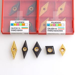 เม็ดมีดกลึงคาร์ไบด์ Fujigen Cnc Cutting Tools รุ่น Vnmg160404 สำหรับเหล็กและอะลูมิเนียม - Product Image 1