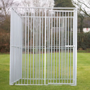 Nhiệm Vụ Nặng Nề Cổ Điển Phong Cách Con Chó Cũi Động Vật Lớn Lồng Với Mái Hàn Kim Loại Lưới Sắt Nút Đóng Cửa Hộp Bao Bì - Product Image 2