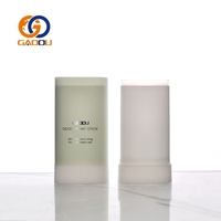 Contenant de déodorant en PP personnalisé 15ml 25ml 50ml 75ml Tube vide à poussoir Fournisseur d'emballages de déodorant OEM Marque privée