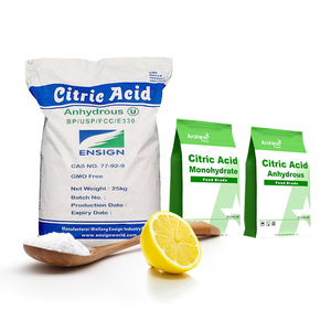 Acide citrique en poudre en stock dans l'entrepôt américain, sac de 25 kg, Ttca Ensign China Lemon Star, qualité alimentaire, anhydre, monohydraté - Product Image 2