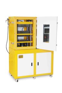 Lab Rubber Vulcanizing <strong>Compression</strong> Molding Vacuum Press Machine With Motor And PLC Efficient For Manufacturing Plants - Product Image 2