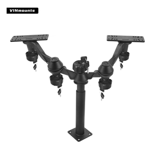 Column-Style Telescopic Pole Dual Fish Finder Mount Two Screen Simultaneous Installation Bracket - Product Image 6