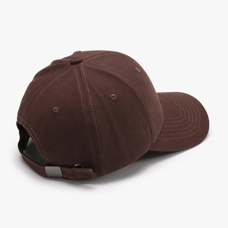 Curvo Brim Simples Hard Crown Baseball Cap Homens Luz Board Senhoras Seis Linhas Peaked Cap Atacado