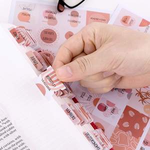 Auto-adhésif personnalisé de haute qualité, toutes les langues, autocollants chrétien, onglets d'indexation de la Bible espagnole stratifiés - Product Image 3