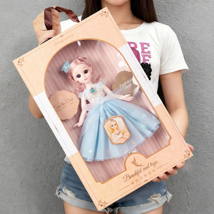 Vente en gros de poupées BJD de 30 cm à 50 cm avec accessoires de robe de mariée, ensemble de poupées articulées mobiles, jouets de mode pour filles - Product Image 3