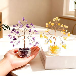 Wholesale High Quality Crystal <b>Tree</b> Amethyst Gravel <b>Tree</b> for Home Decoration - Product Image 2