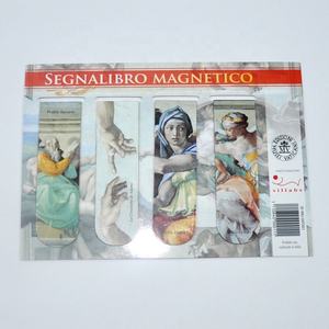 Marcapáginas magnéticas impresas de estilo italiano, marcapáginas de alta calidad, bonito papel plegable, personalizado - Product Image 2