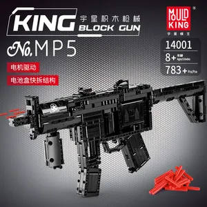 New arrival Mould King 14001 plastic building block gun toys compatible with all Major brands classic Mould king for kids cada cada