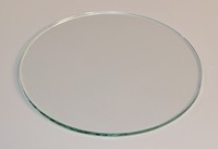 10mm 12mm polissage verre trempé rond trempé pour plateau de Table
