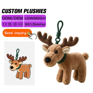 Boneka Plush Super Lembut dari Kapas PP Custom Tanpa Minimum Order (MOQ) - Boneka Custom, Hewan Boneka, Bantal, Gantungan Kunci - Product Image 2