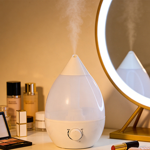 Humidificateur ultrasonique électrique, diffuseur d'huiles essentielles, stérilisation, LED à changement de couleur, capacité de 3-5L, commande par bouton pour le bureau - Product Image 4