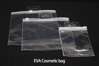 Gros personnaliser petit moyen grand clair portable goo sac en PVC de qualité pour cosmétiques et autres emballages