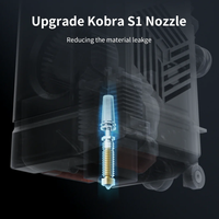 Imprimante 3D Anycubic Kobra 3 V2 Combo 255x255x260mm 8 couleurs ACE Pro 600mm/s 300 ° C Hotend LeviQ 3.0 pour l'impression multi-matériaux