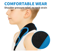 Attelle d'immobilisation du bras pour enfants, respirante et ventilée, support de bras réglable pour garçons et filles