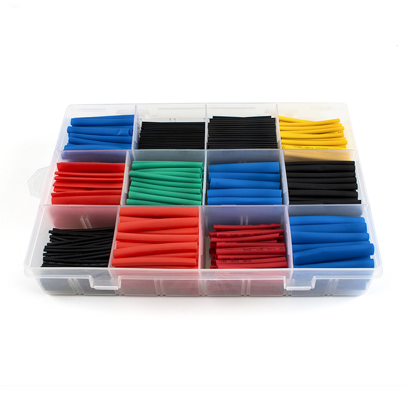 XINGHE 560pcs/Pieces mixed BOX Insulation Heat Shrink Tube Shrinkable wire Sleeving kit Tubes Shrinkage 2:1 cable tubing tools