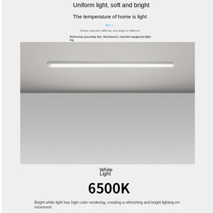 300mm 600mm 900mm 1000mm 1200mm T5 T8 Tubo de luz Led de aluminio-plástico integrado cuadrado con interruptor - Product Image 2