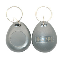 Porte-clés RFID ABS 134,2 KHz, 125 KHz T5577 NFC réinscriptible, porte-clés intelligent de proximité, jeton, étiquette de clé pour contrôle d'accès et sécurité d'entrée