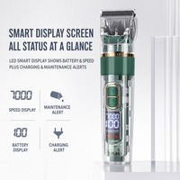 Tondeuse Électrique pour Animaux de Compagnie, Chiens et Chats, Sans Fil, Rechargeable, Lame Céramique 5 Niveaux, Matériau ABS, Faible Bruit, Outil de Toilettage