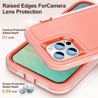 Étui de protection robuste 3-en-1 anti-rayures avec béquille pour iPhone 17 16 15 14 13 12 11 Pro Max Mini 7 8 Plus X XR