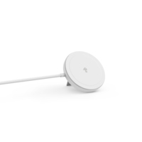 Chargeur sans fil magnétique Qi2 pour téléphone, type C, 15W, mince, avec support intégré pour iPhone