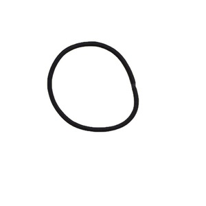 Black High Elasticity No Seam Hair Tie For Daily Use Fabric Weaving Thin Hairband - Product Image 5
